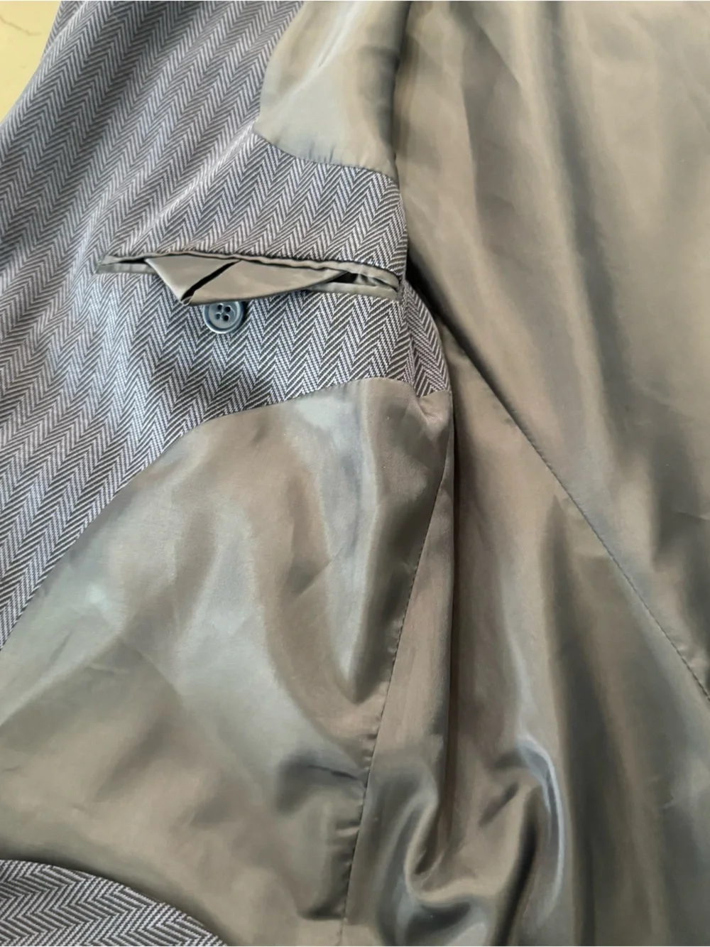 Tailorbyrd Herringbone Two-Button Sport Coat Jacket M 40R